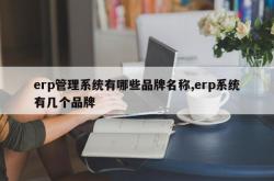 erp管理系统有哪些品牌名称,erp系统有几个品牌